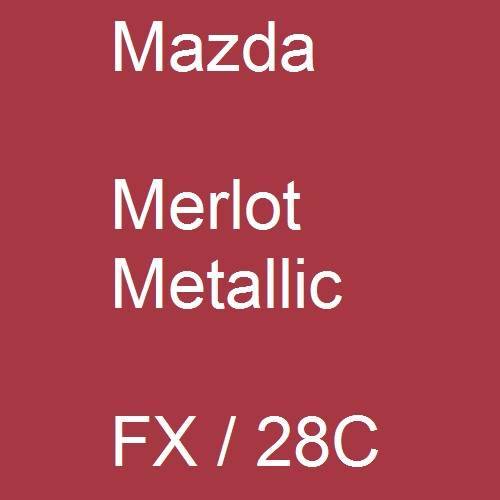 Mazda, Merlot Metallic, FX / 28C.